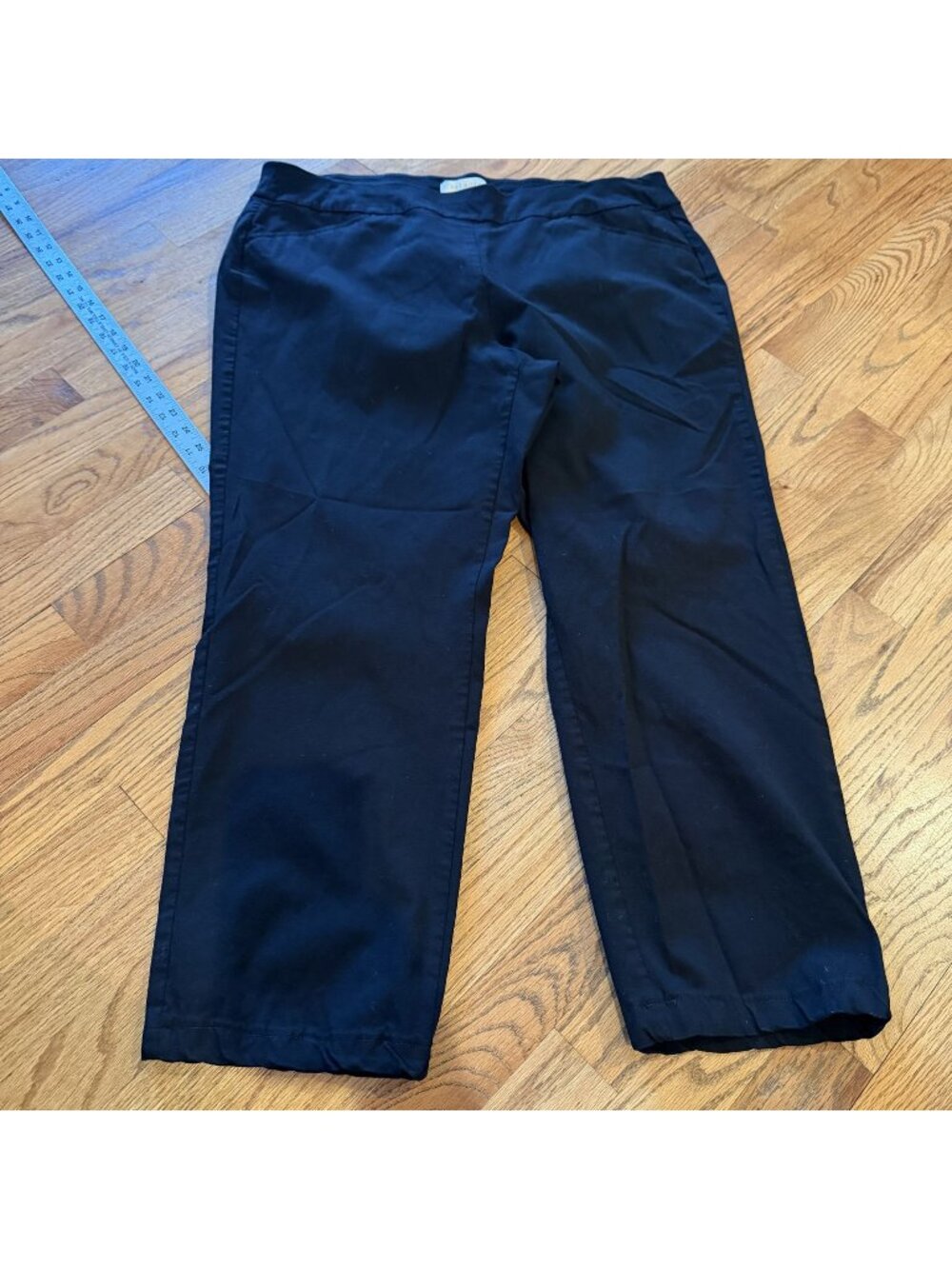 TALBOTS PLUS WOMENS 18W BLACK PULL ON PANTS